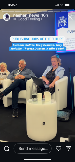 lucy at lbf panel